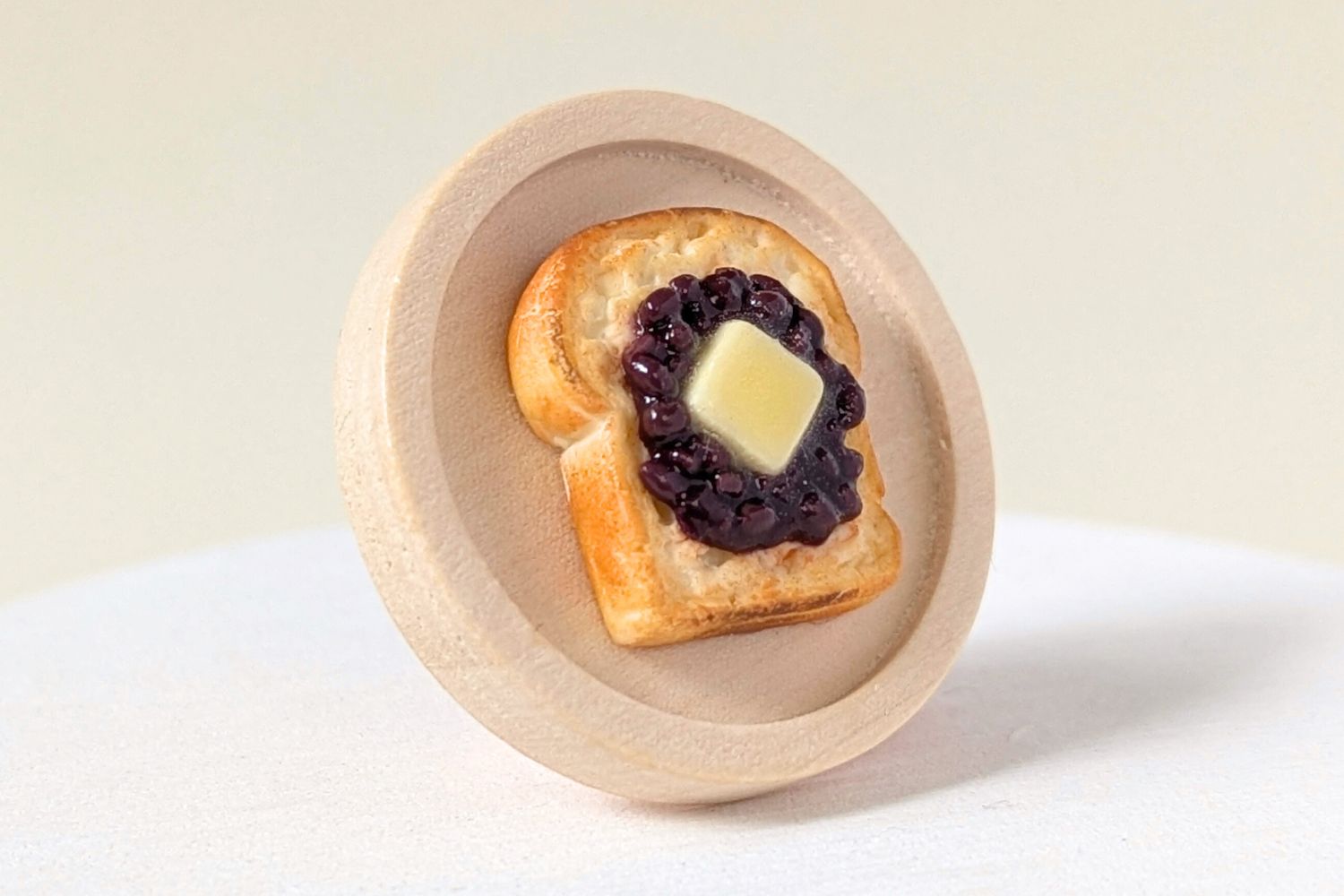 【リールキーホルダー】小倉トースト